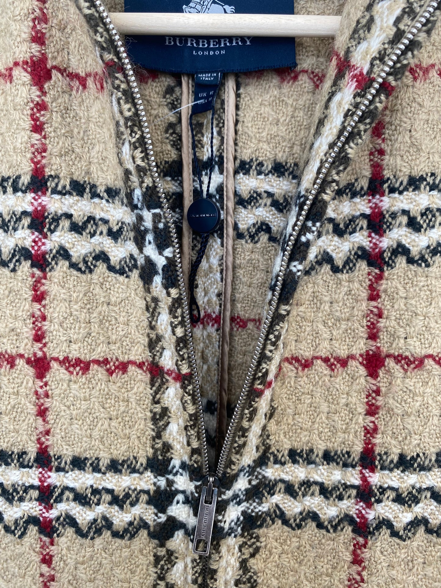Burberry ullkåpe Nova Check