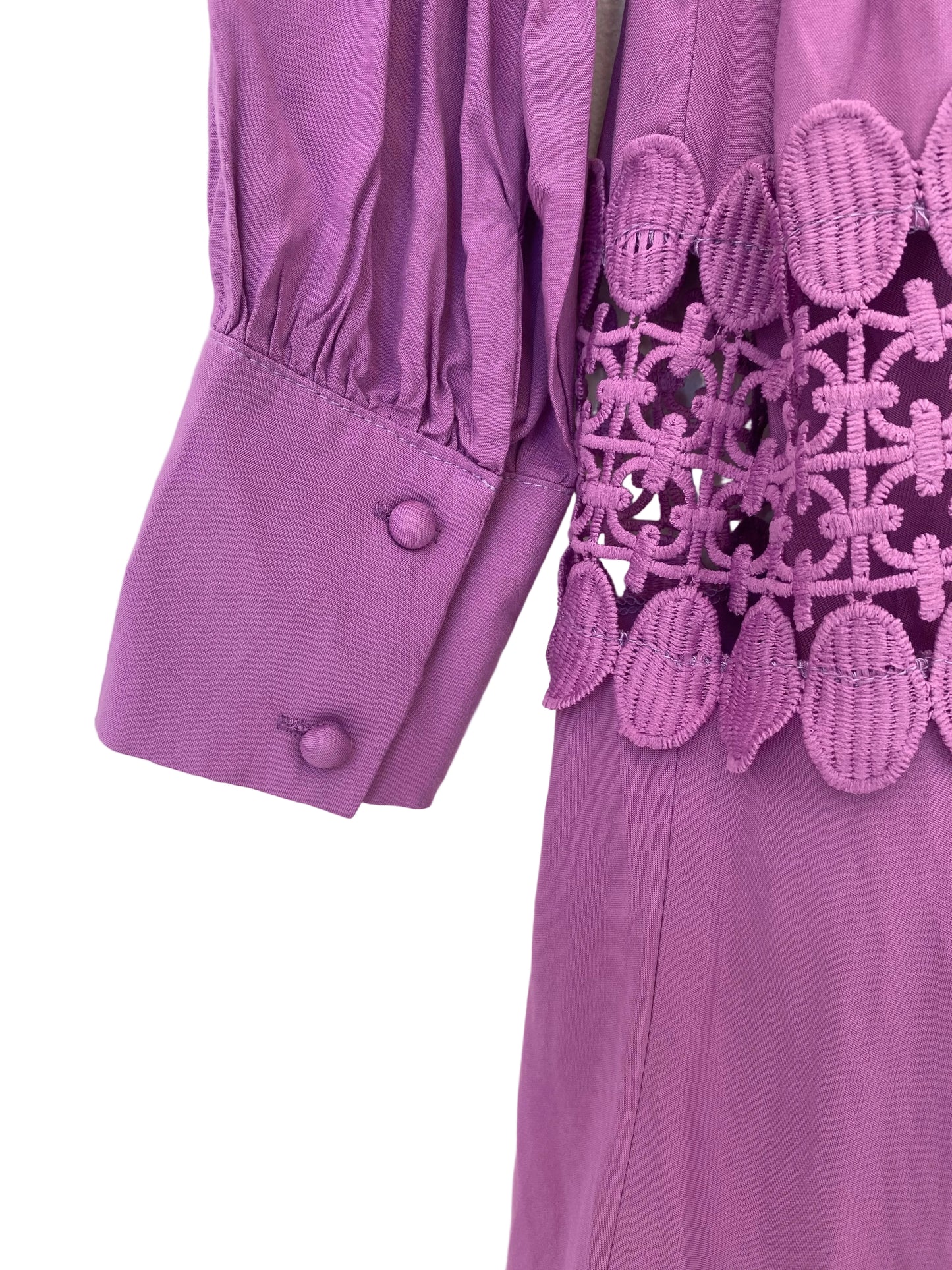 Floyd Karina dress med blondedetaljer lilla
