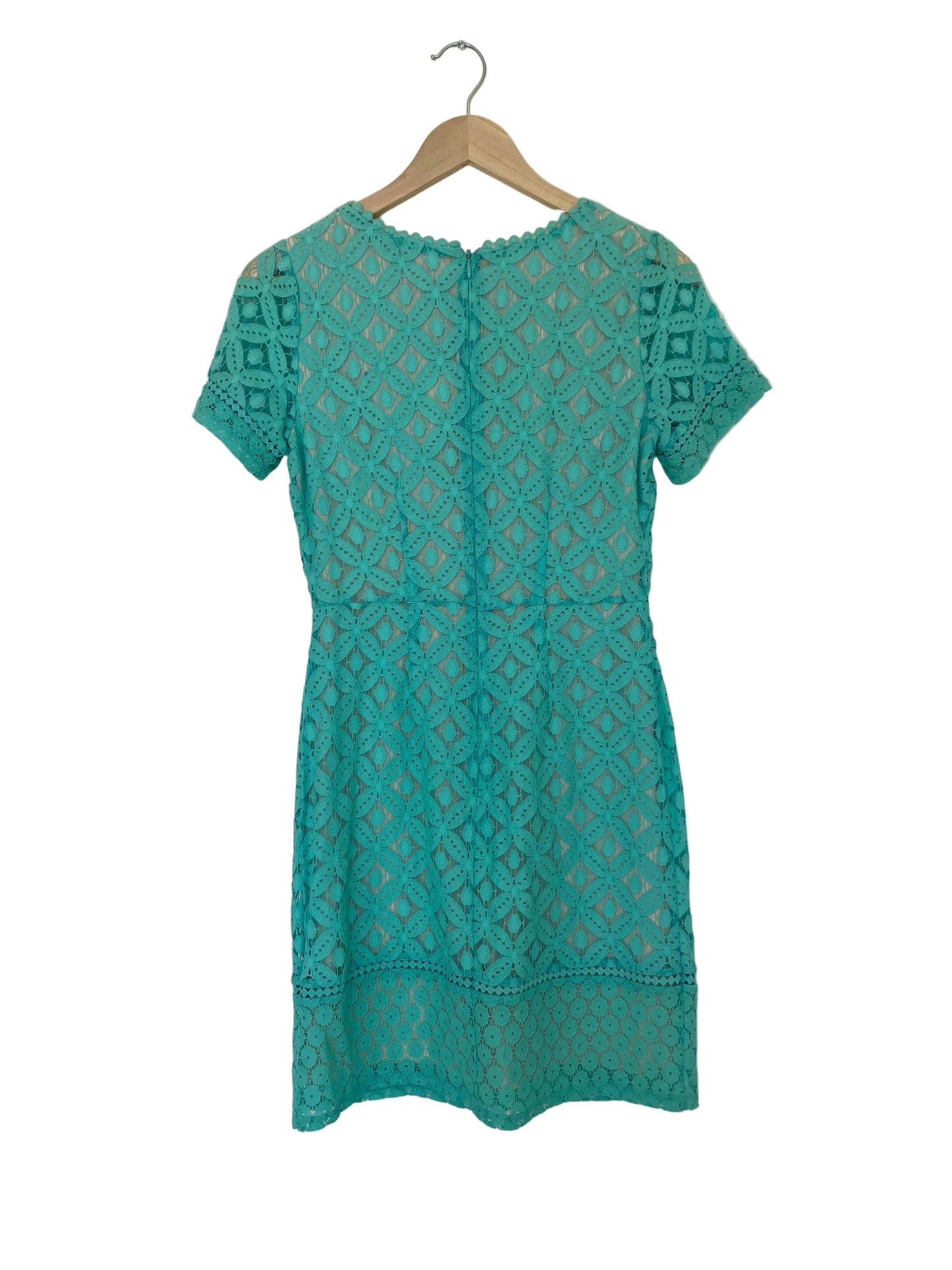 Vintage Oasis blondekjole turkis