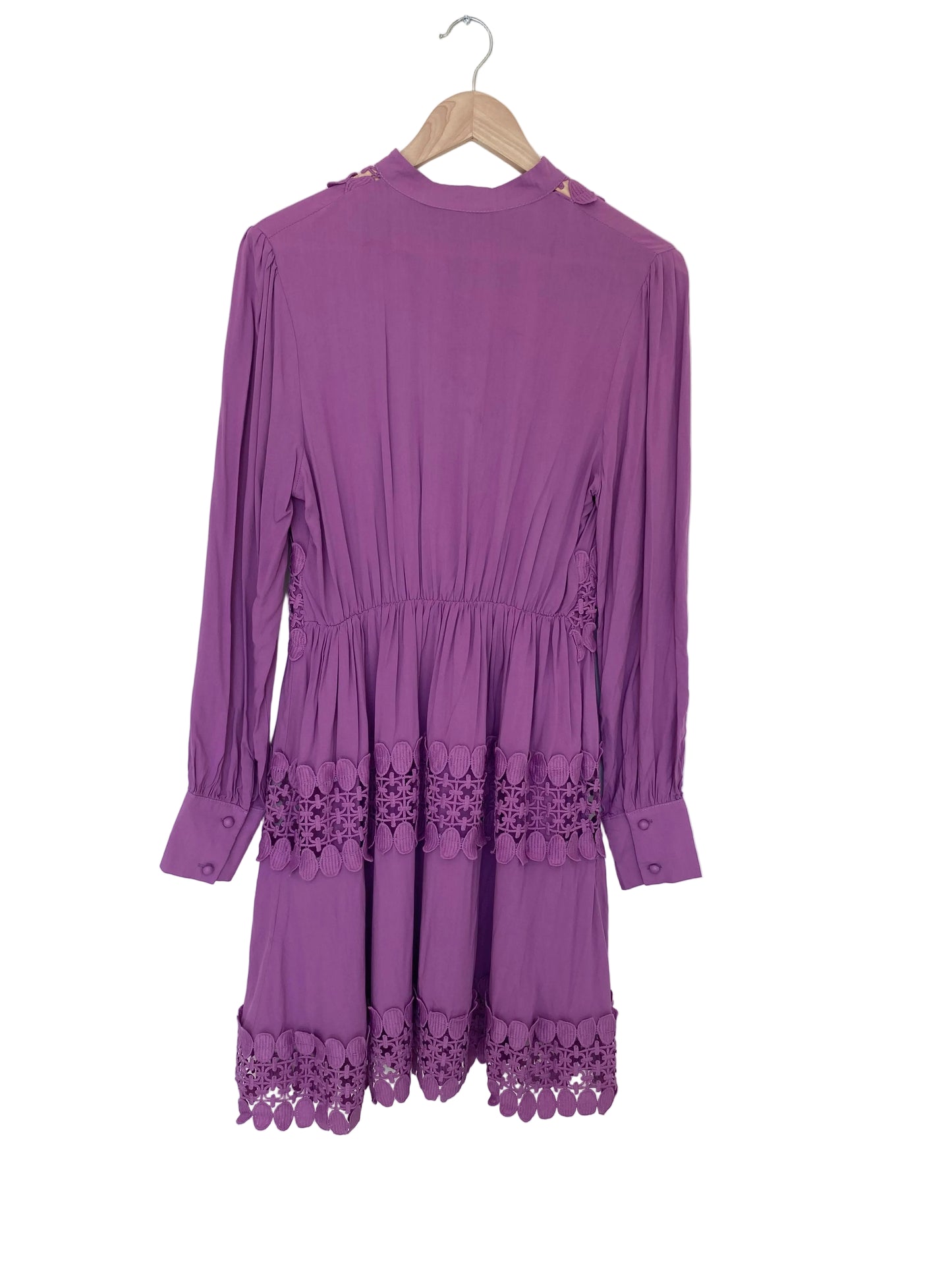 Floyd Karina dress med blondedetaljer lilla