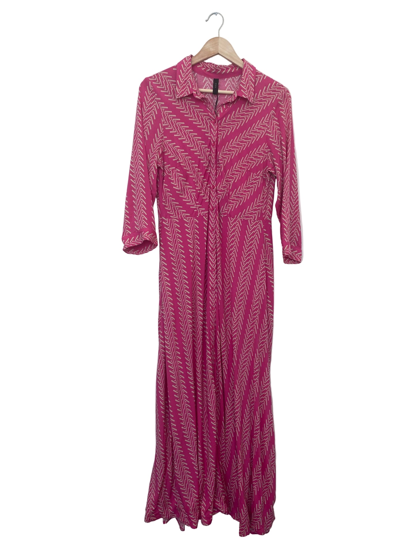 YAS Savanna long shirt dress rosa M